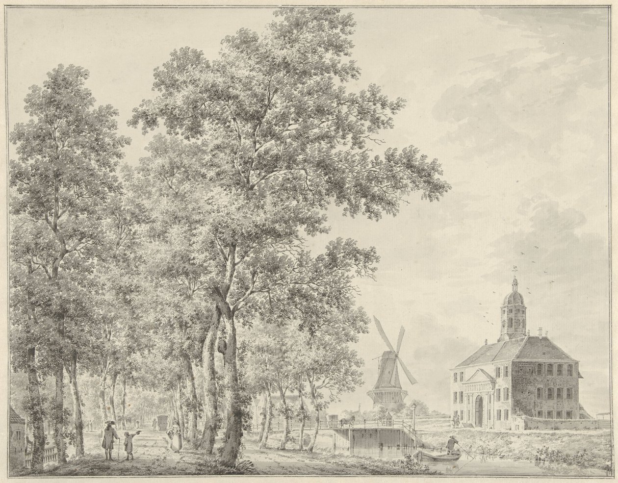 Muiderpoort i Amsterdam av Hermanus Petrus Schouten