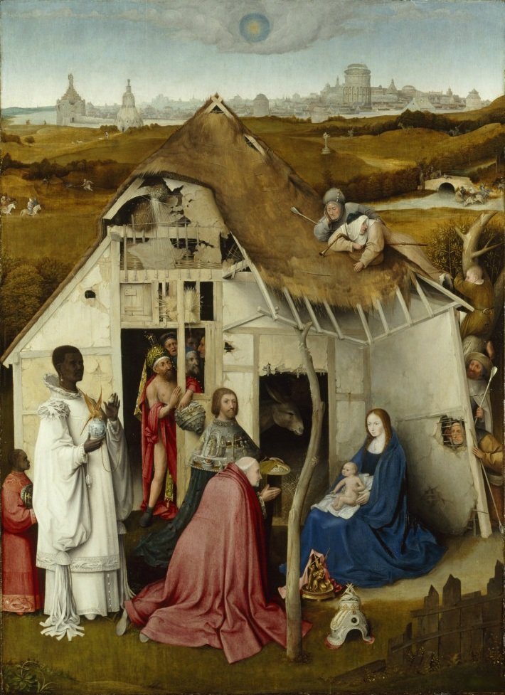 Tilbedelse av magi av Hieronymus Bosch