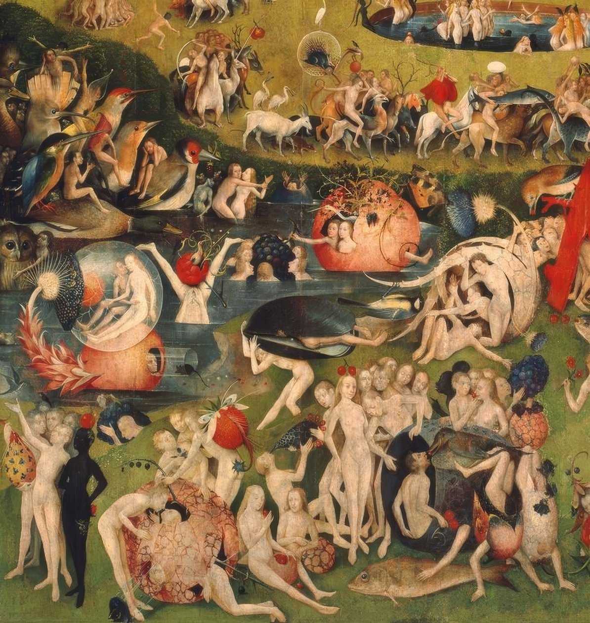 Hagen med jordiske gleder av Hieronymus Bosch