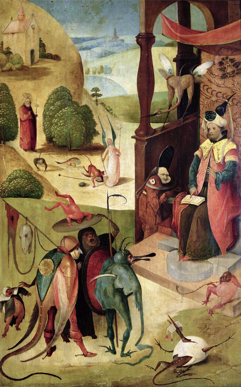 St.James og tryllekunstneren av Hieronymus Bosch