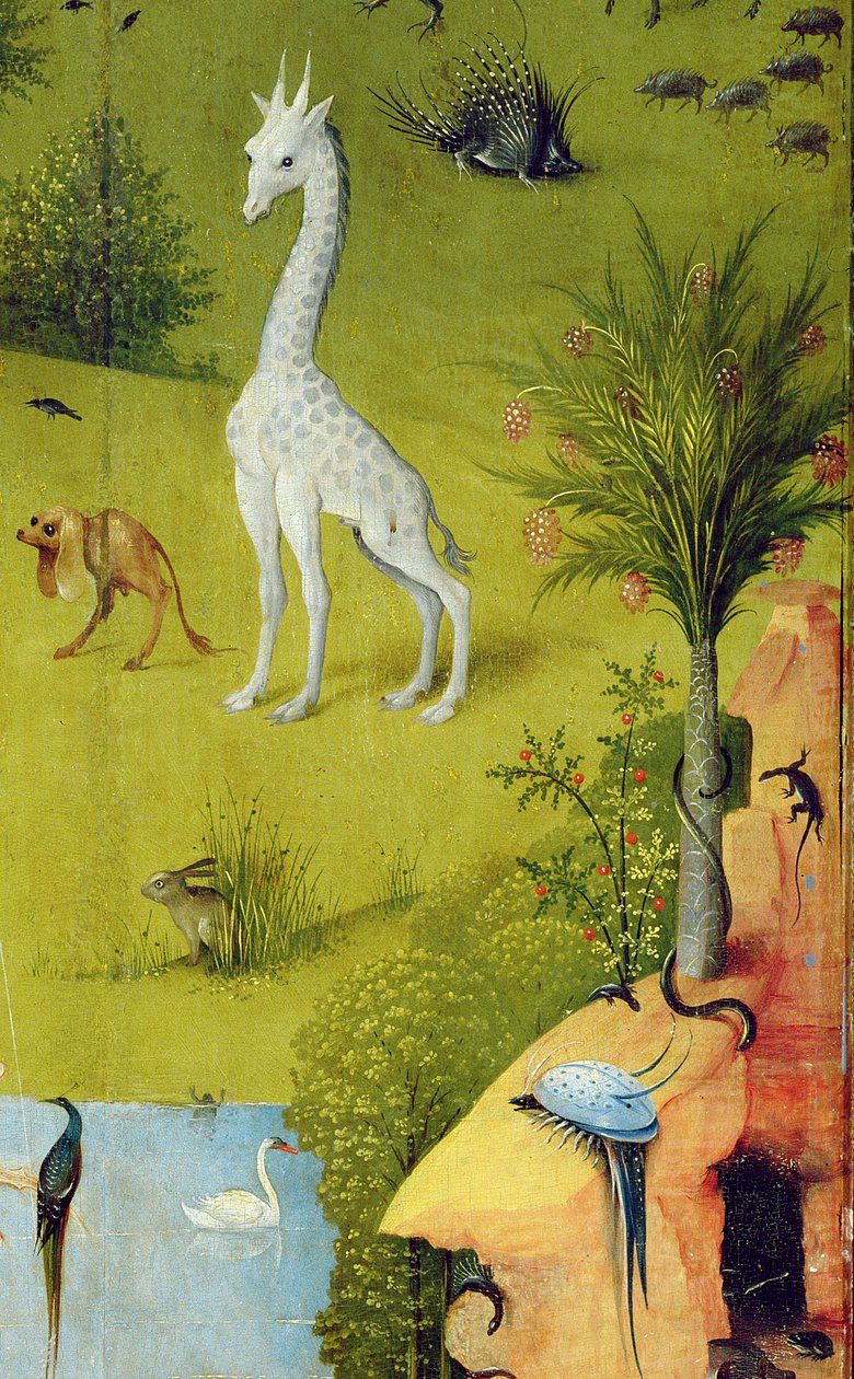 The Garden of Earthly Delights, ca. 1500 (detalj av 3425) av Hieronymus Bosch