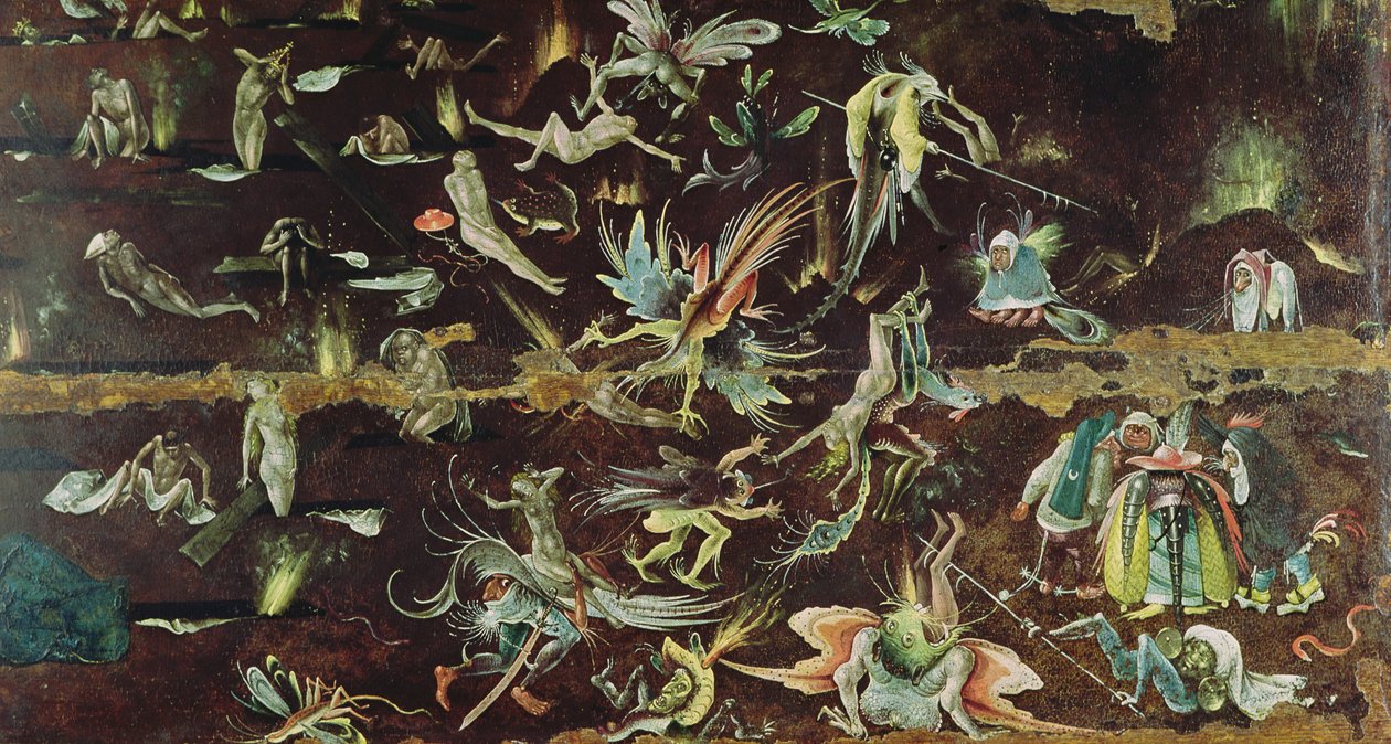 The Last Judgement, ca. 1504 (detaljer) av Hieronymus Bosch
