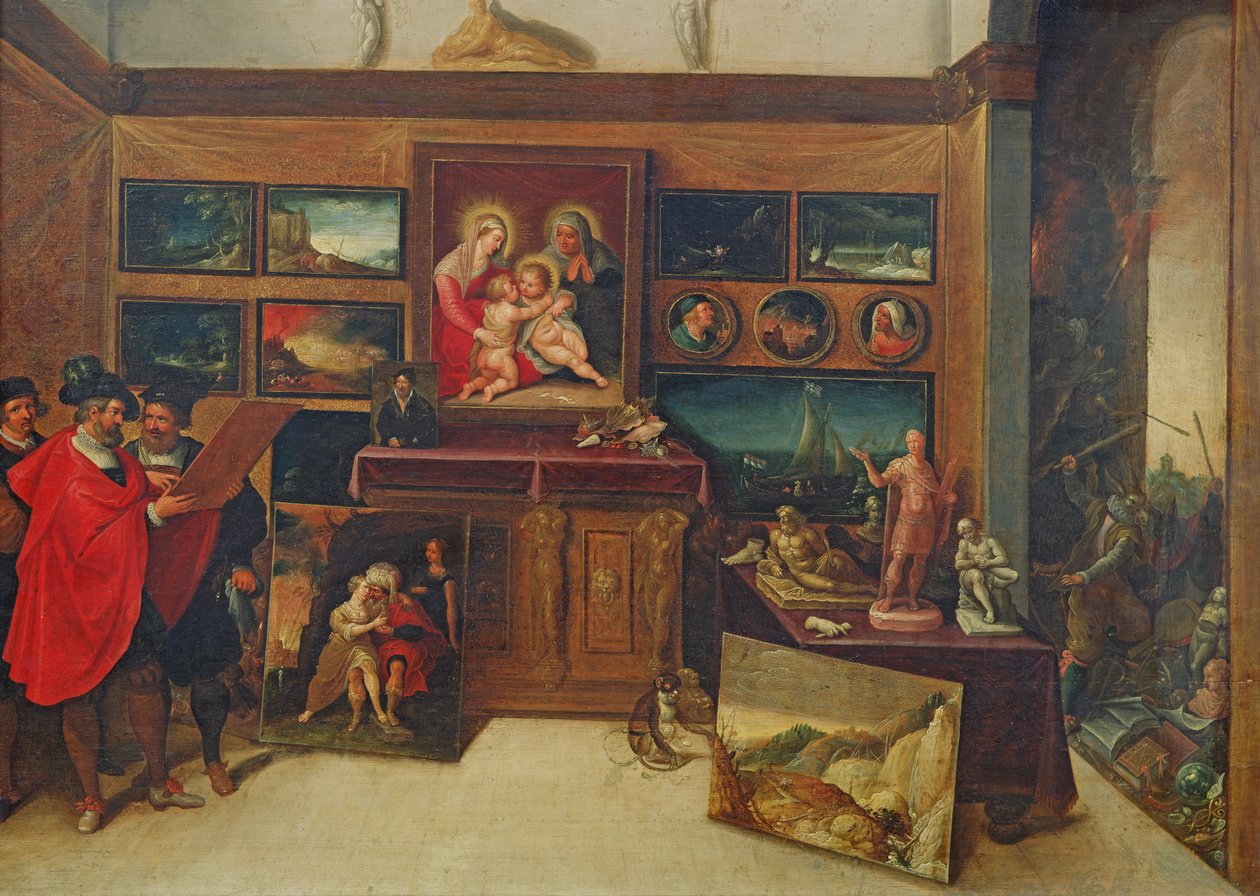 Amatørens utstillingsrom, ca. 1620 av Hieronymus II Francken