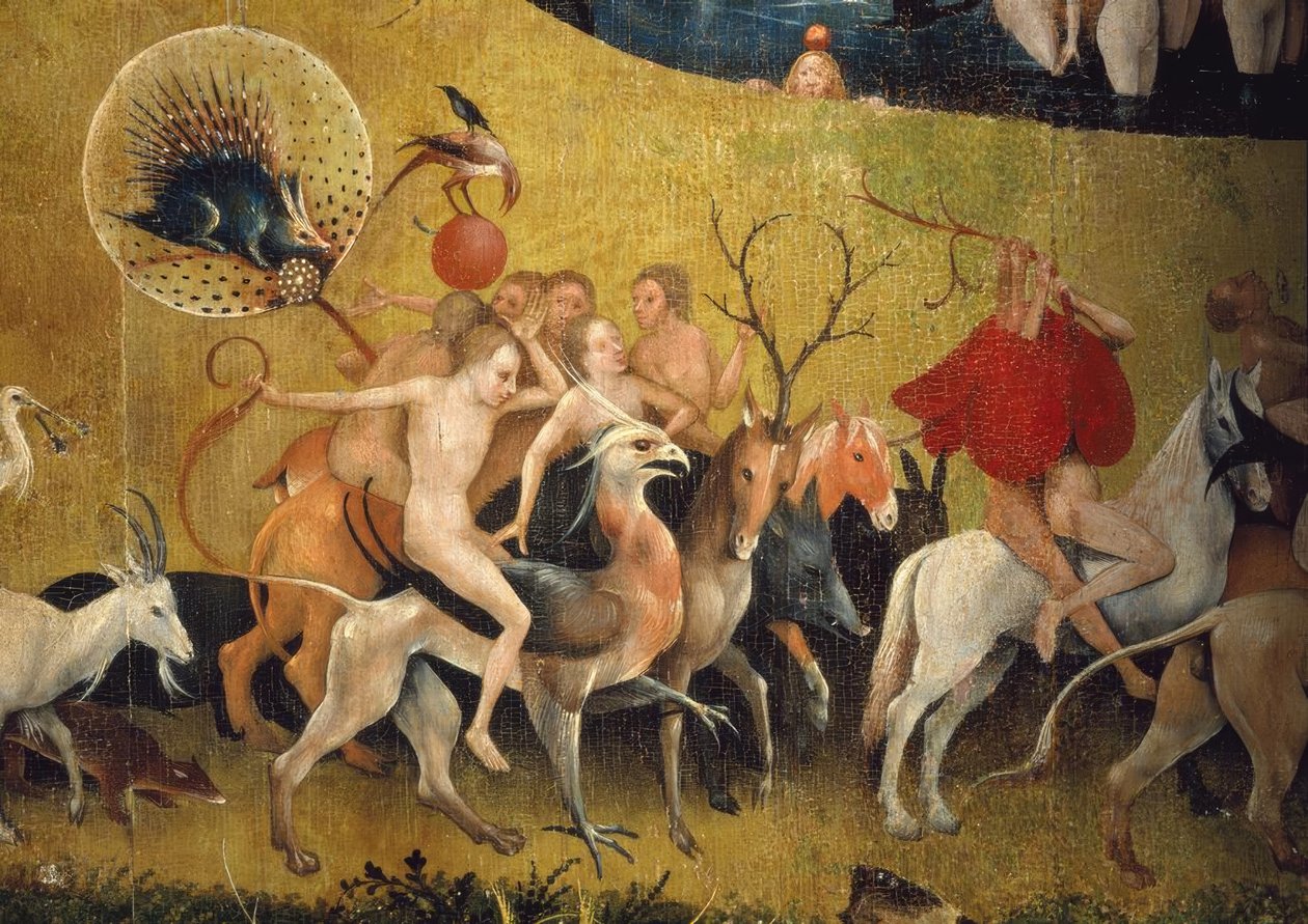 Hagen med jordiske gleder av Hieronymus Bosch