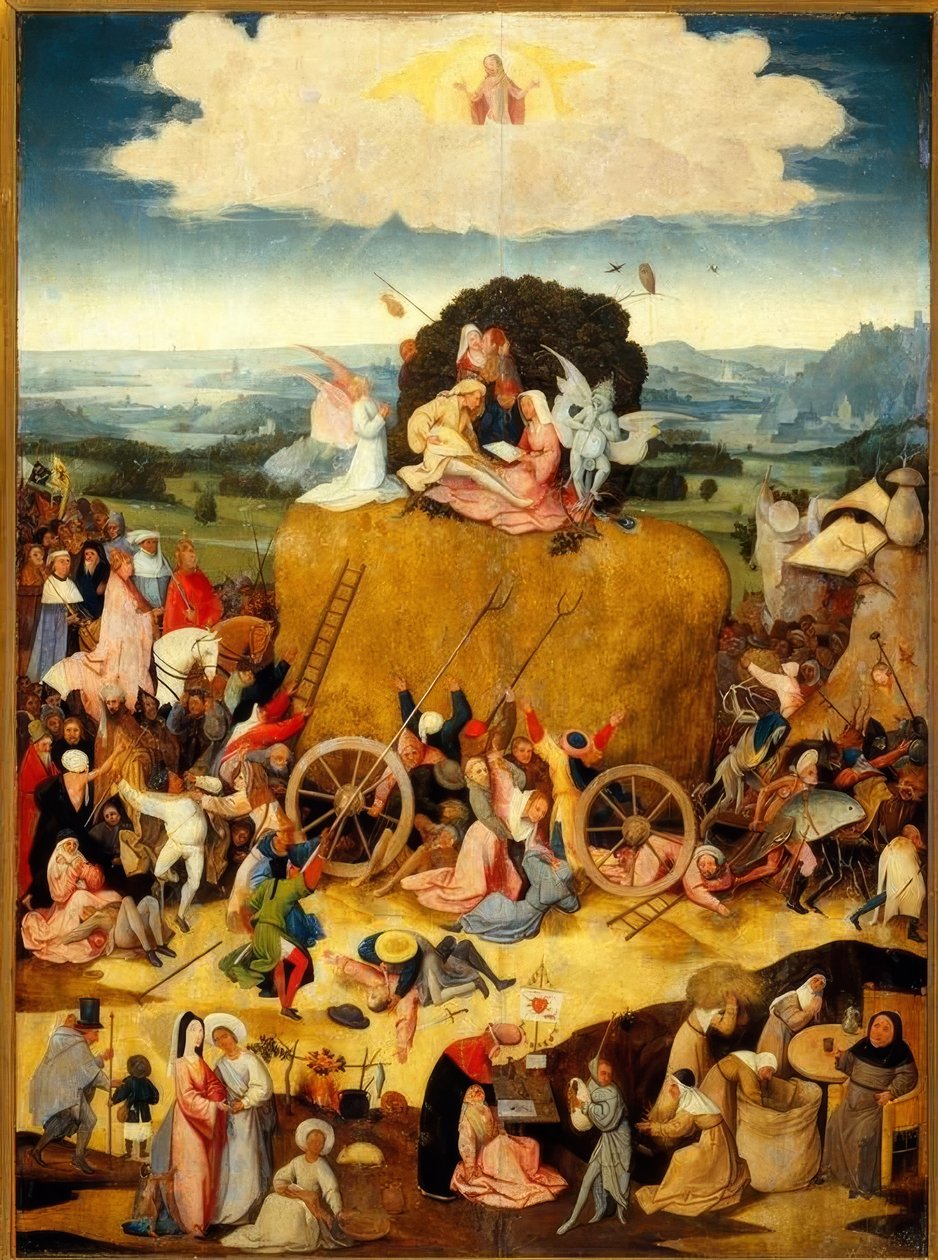 Høyvognens triumftog av Hieronymus Bosch