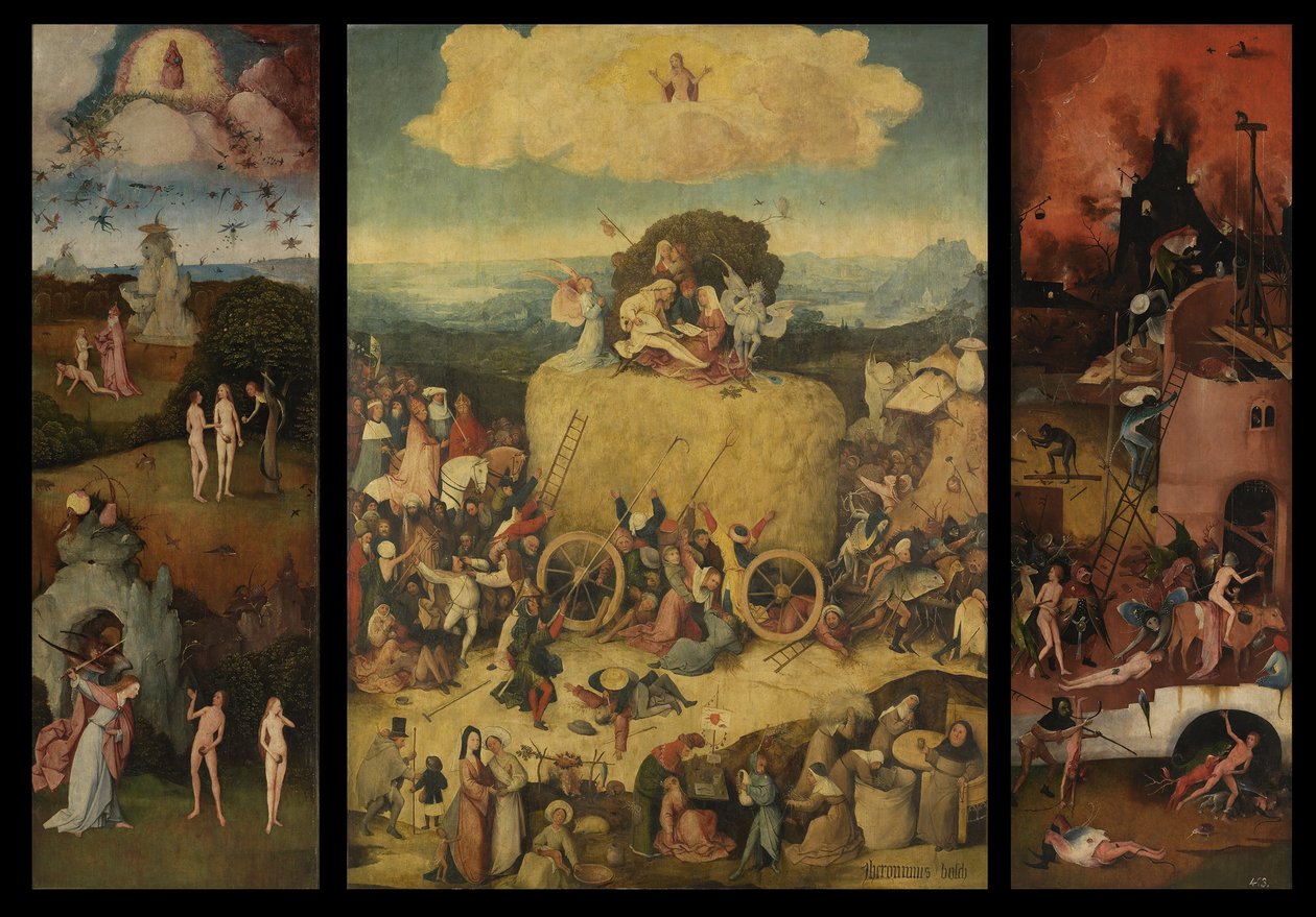 Haywain Triptych, ca. 1516 av Hieronymus Bosch