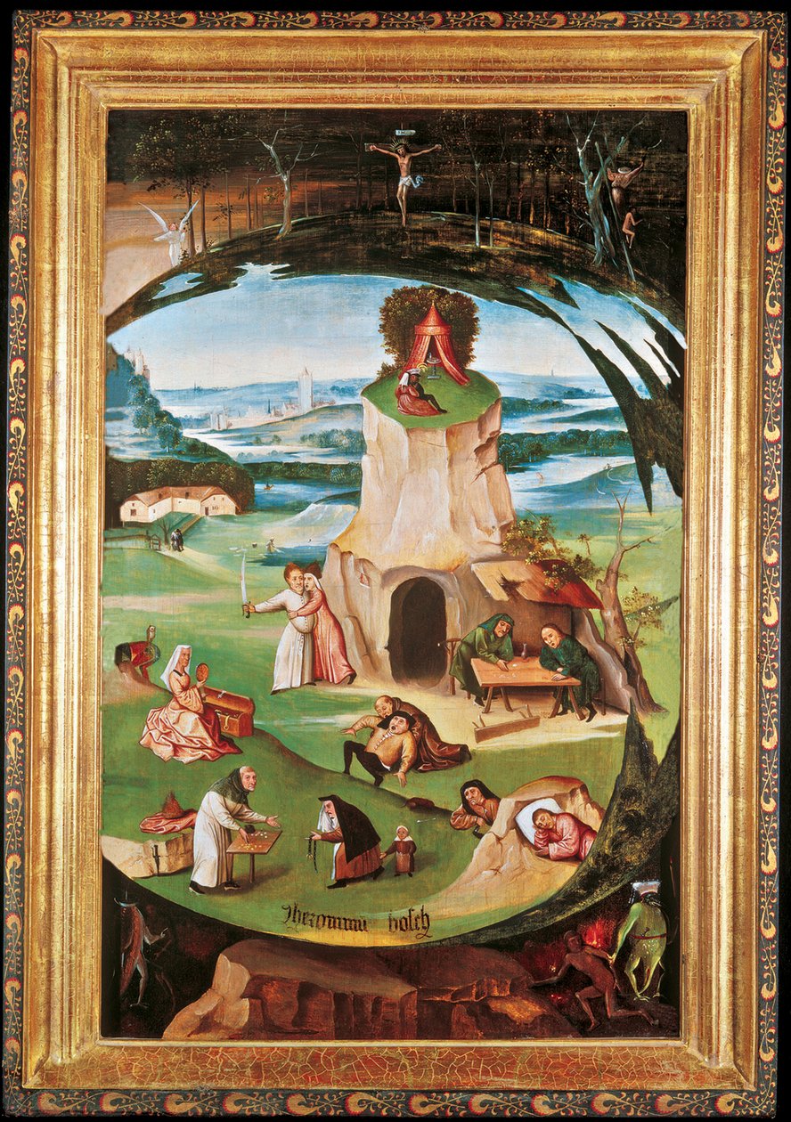 De syv dødssyndene av Hieronymus Bosch