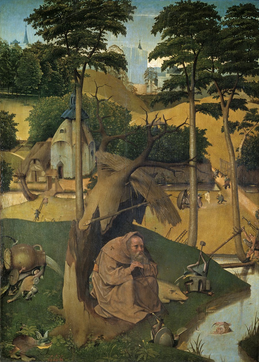 The Temptation of Saint Anthony, ca. 1490 av Hieronymus Bosch