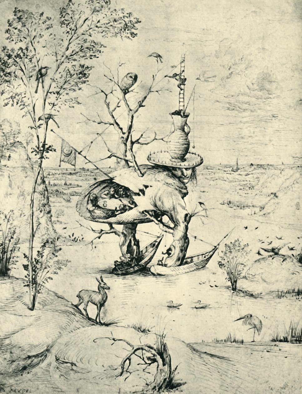 The Tree-Man, c1505, 1943. av Hieronymus Bosch