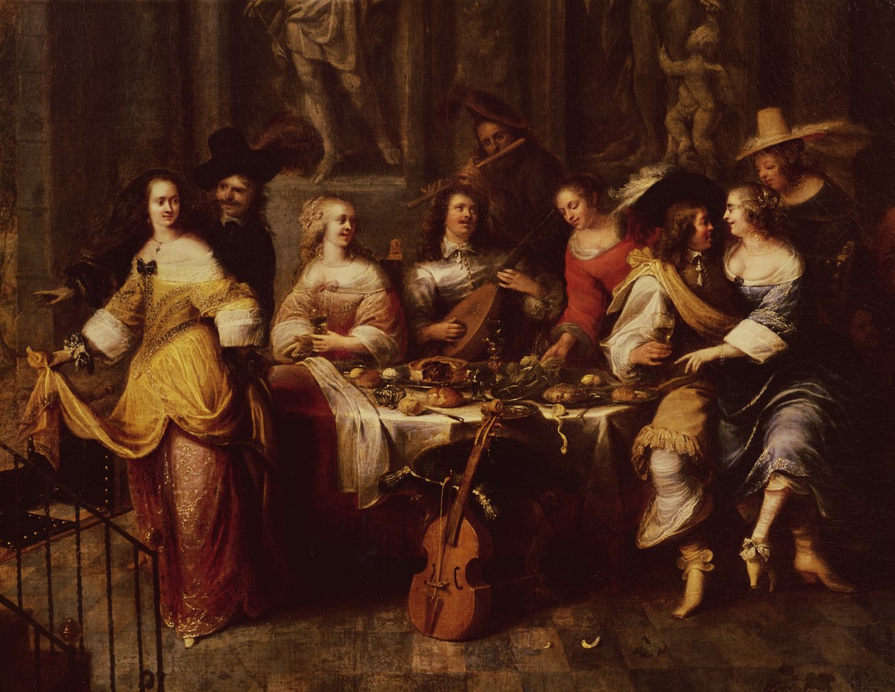 Feriemåltid av Hieronymus Janssens