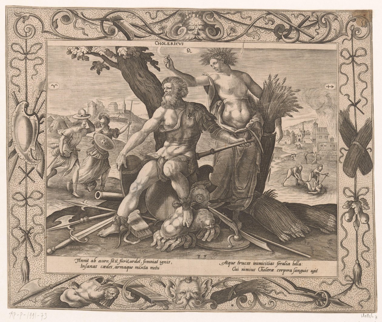 Kolerisk Fire temperamenter (serietittel) av Hieronymus Lederer
