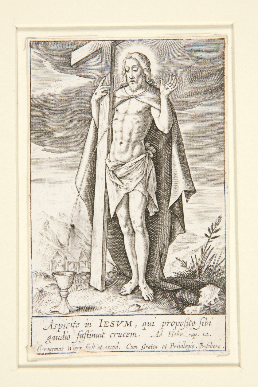 Kristus som frelser av Hieronymus Wierix