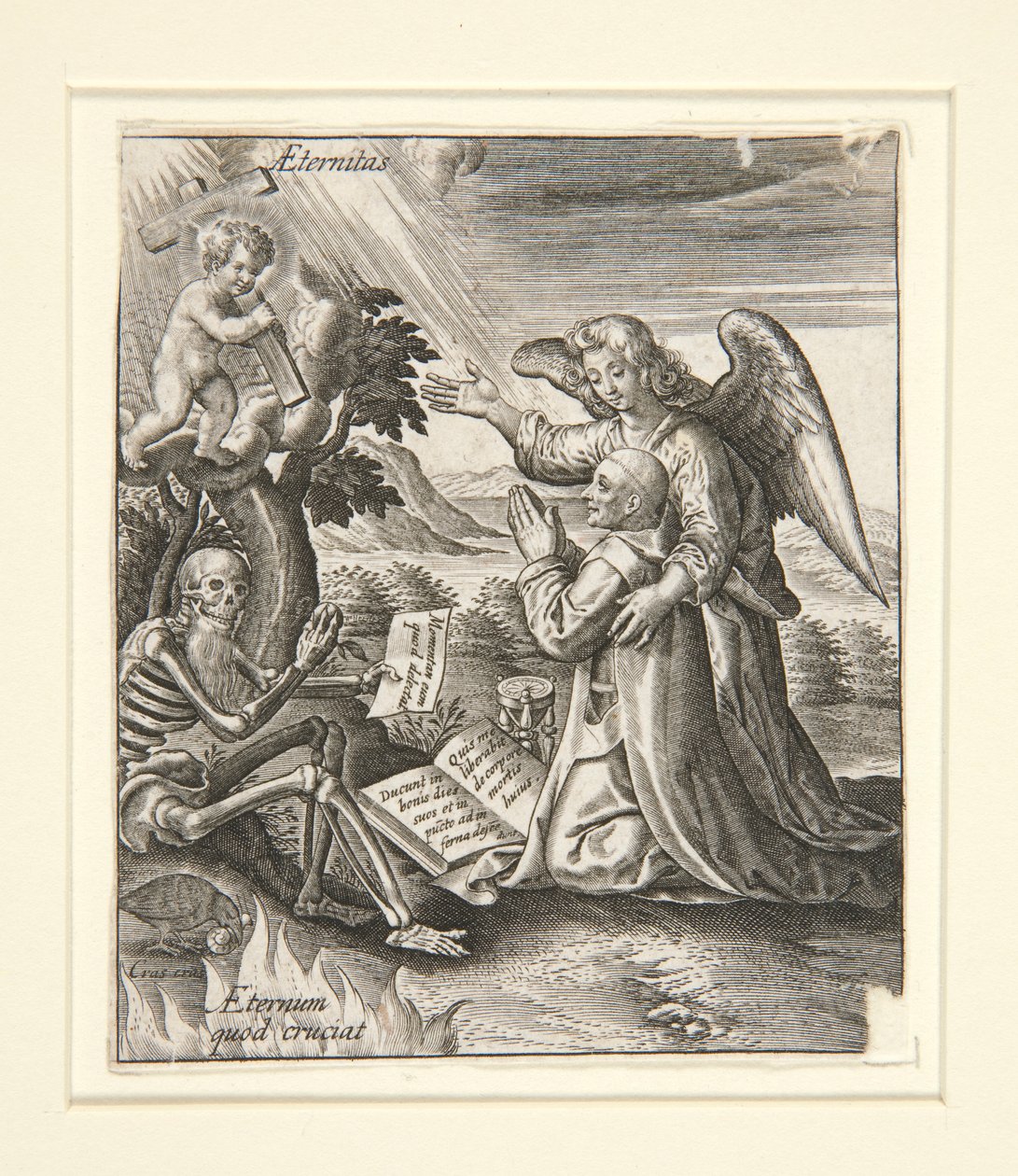 Skytsengel av Hieronymus Wierix