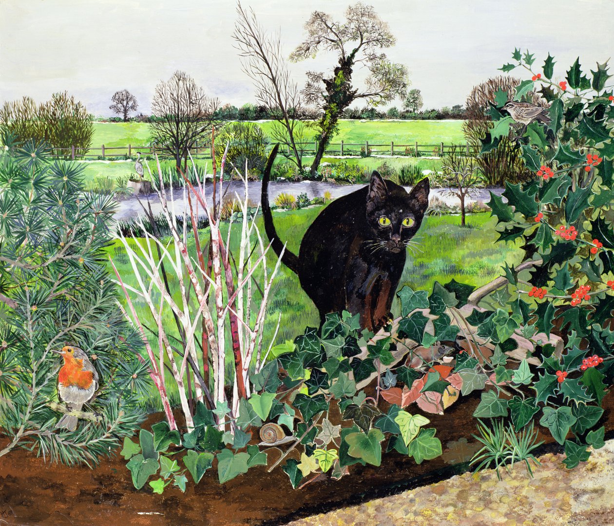 Vinterkatt av Hilary Jones