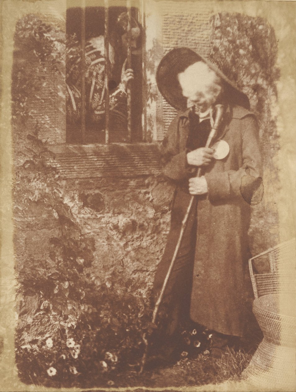 Fru Elizabeth Cockburn Cleghorn og John Henning av Hill and Adamson