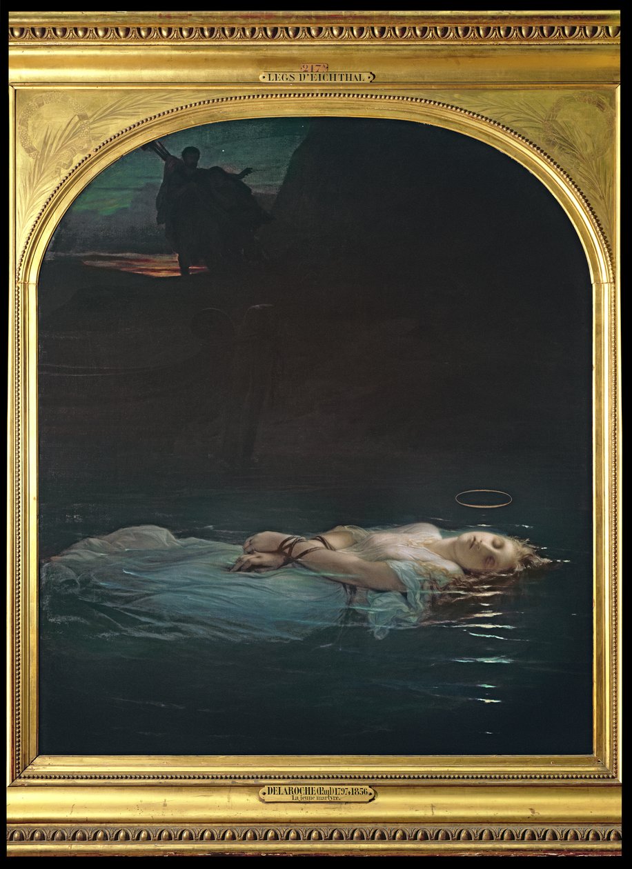 Den unge martyren, 1855 av Hippolyte Delaroche