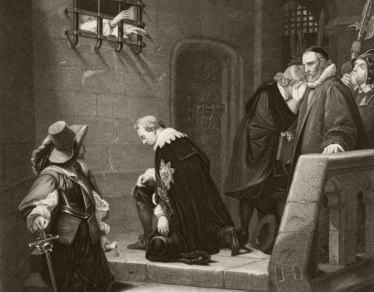 Thomas Wentworth av Hippolyte Delaroche