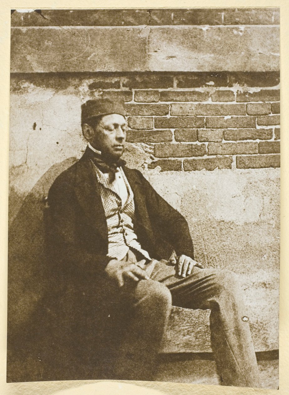 Bayard, lukkede øyne av Hippolyte Bayard