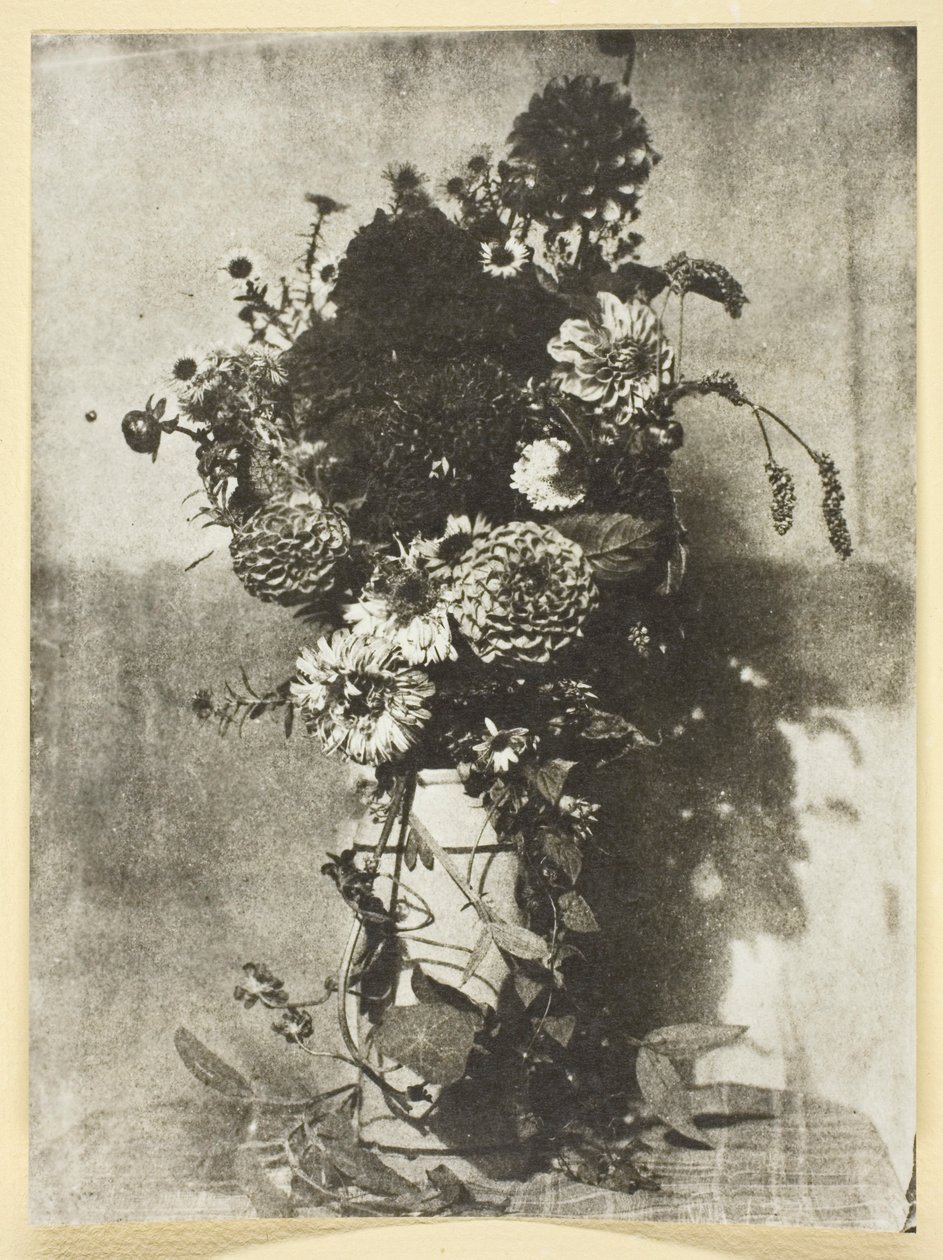 Blomsterbukett av Hippolyte Bayard