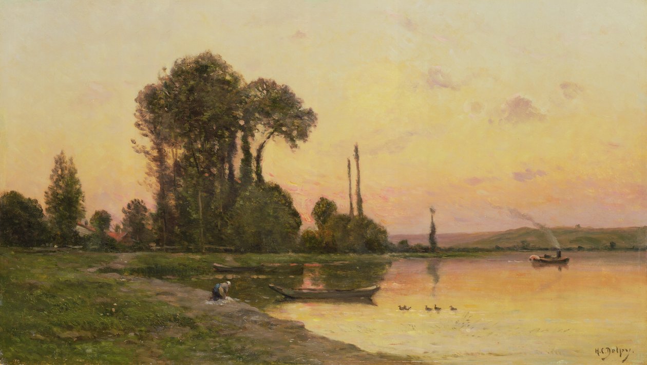 Vaskekvinnen av Hippolyte Camille Delpy