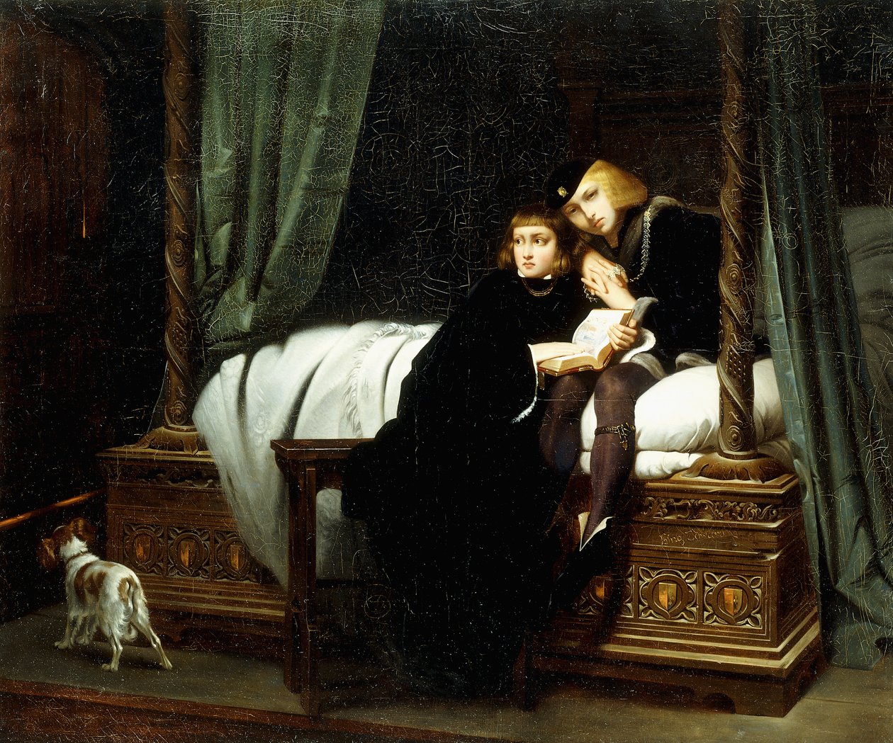 Edwards barn, av Hippolyte Delaroche