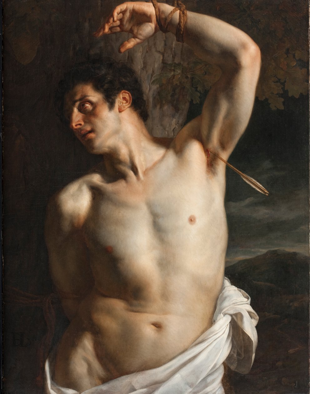 St. Sebastian av Hippolyte Delaroche