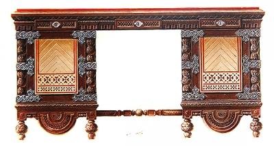 Design for et skrivebord av Hippolyte Monighetti