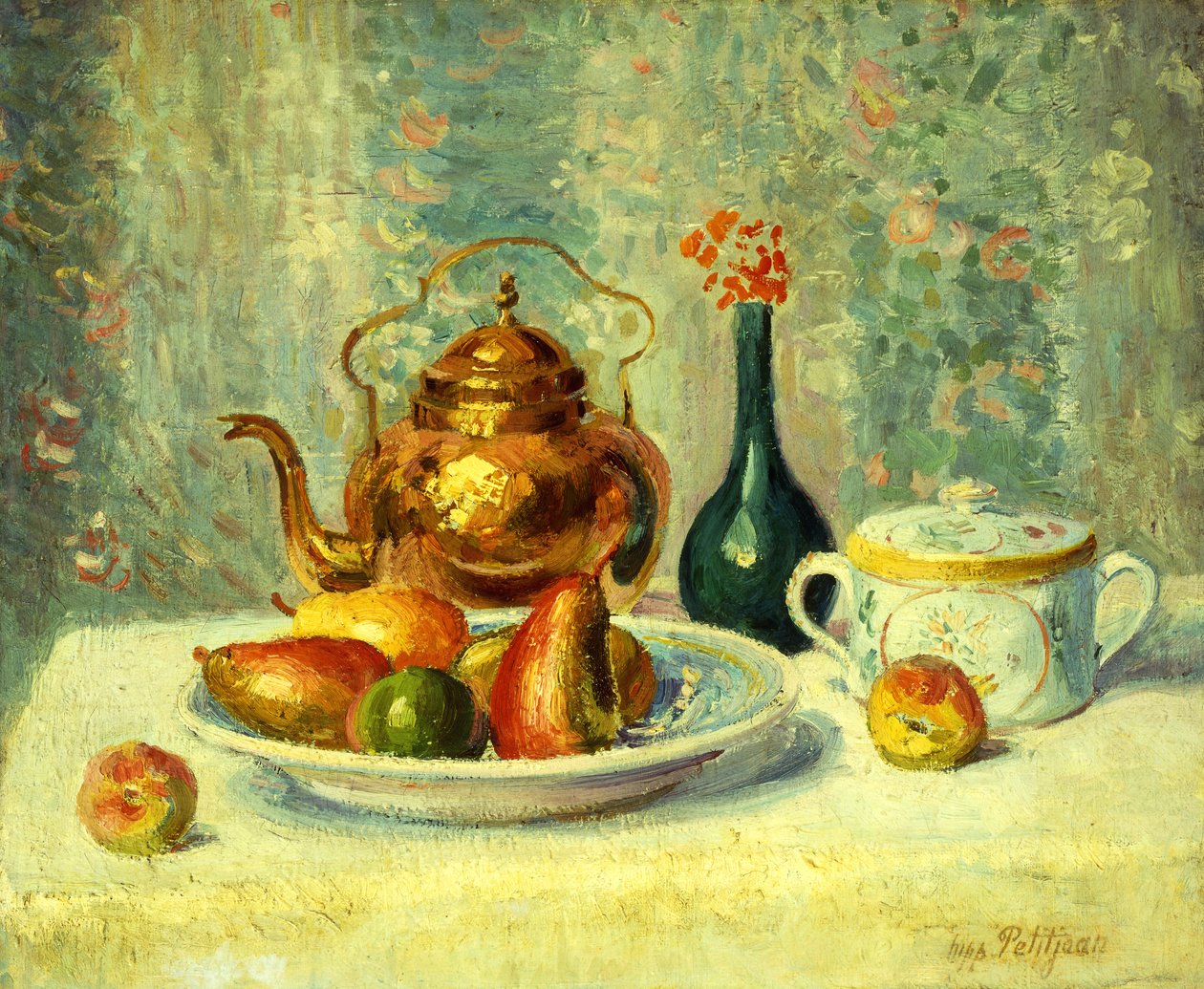 Stilleben; Nature Morte, av Hippolyte Petitjean