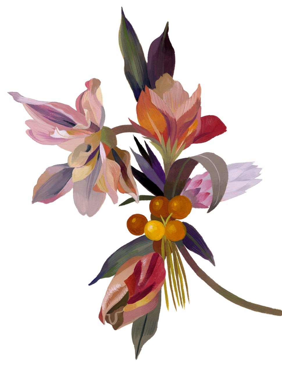 En imaginær blomst basert på en tulipan. av Hiroyuki Izutsu