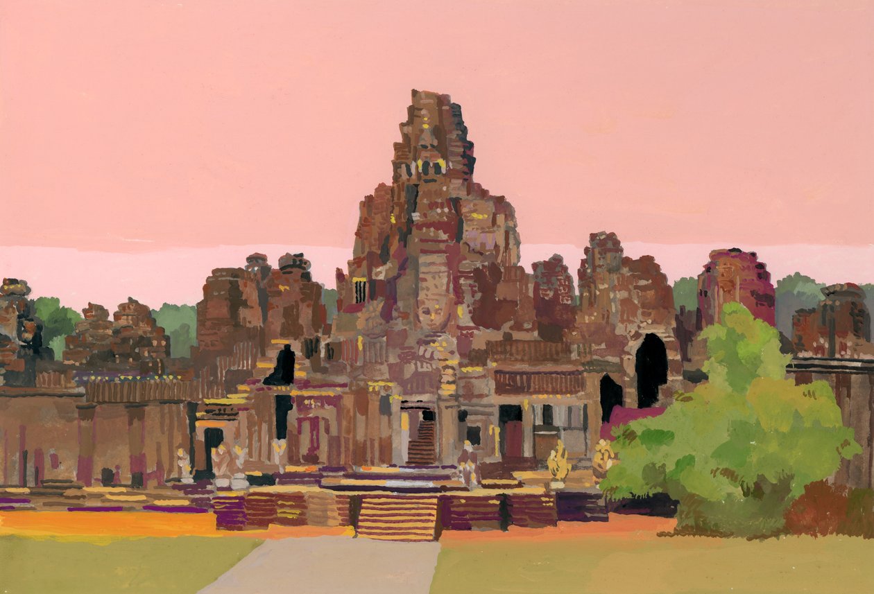 Angkor Thom i Kambodsja, 2016, av Hiroyuki Izutsu