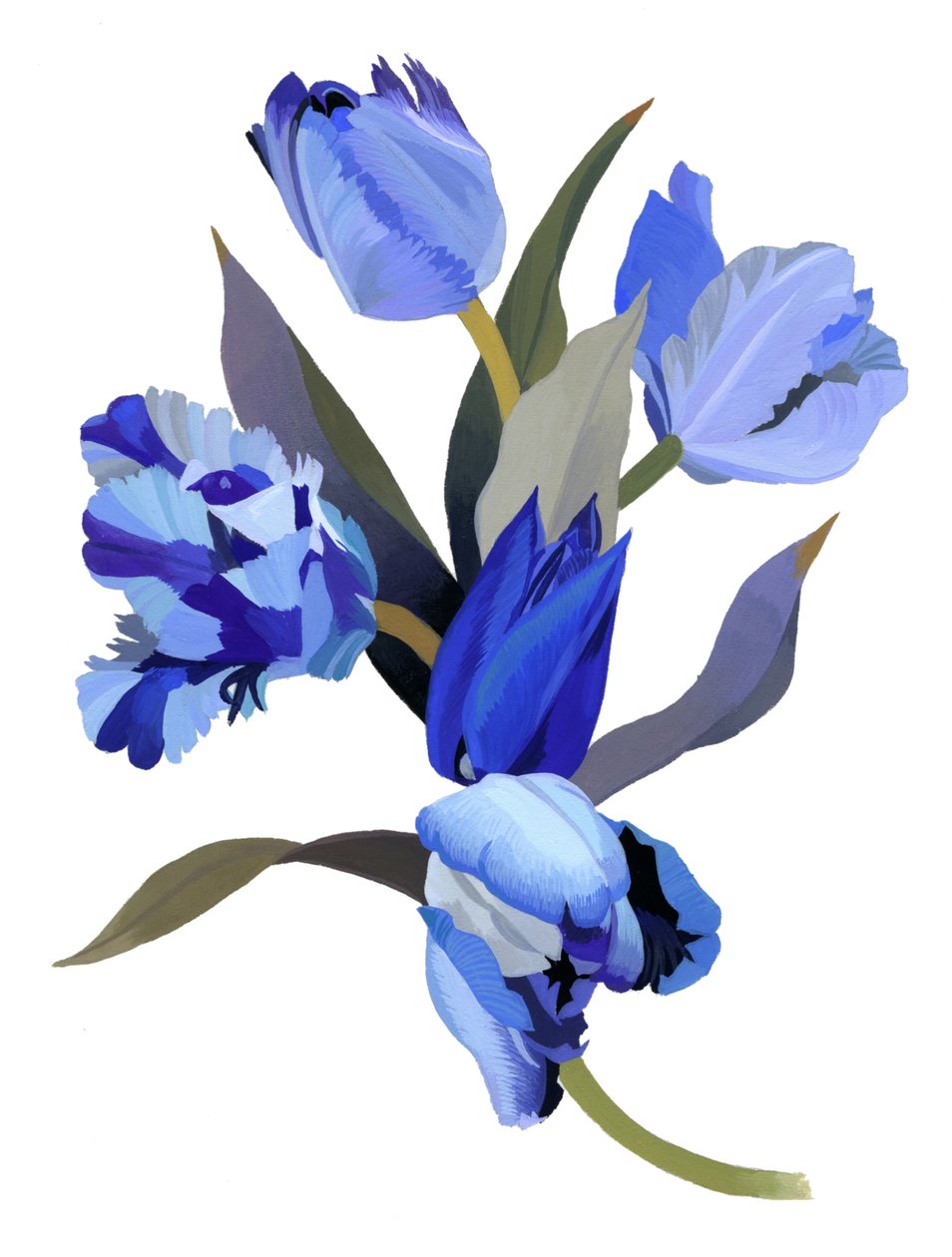 Blå tulipan av Hiroyuki Izutsu