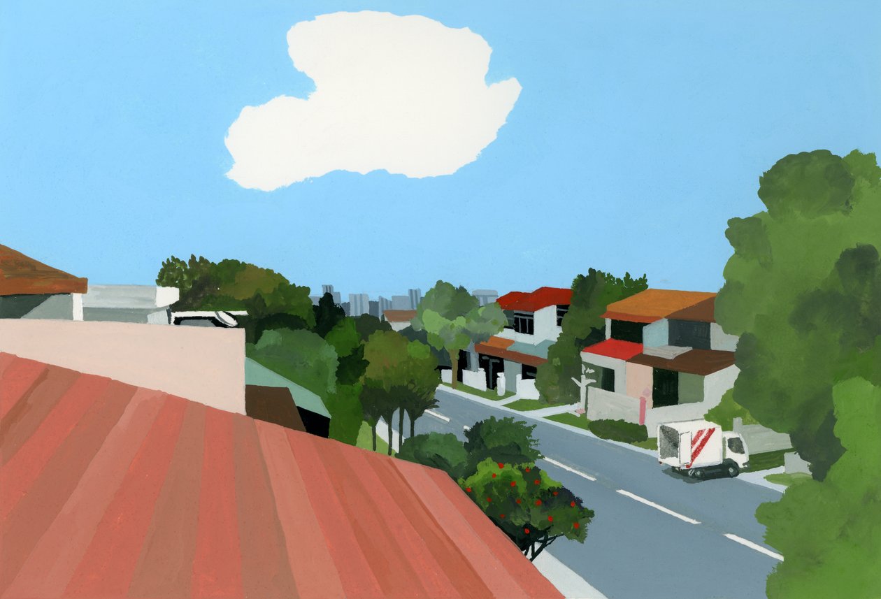 Flytting, New Town, 2017, av Hiroyuki Izutsu