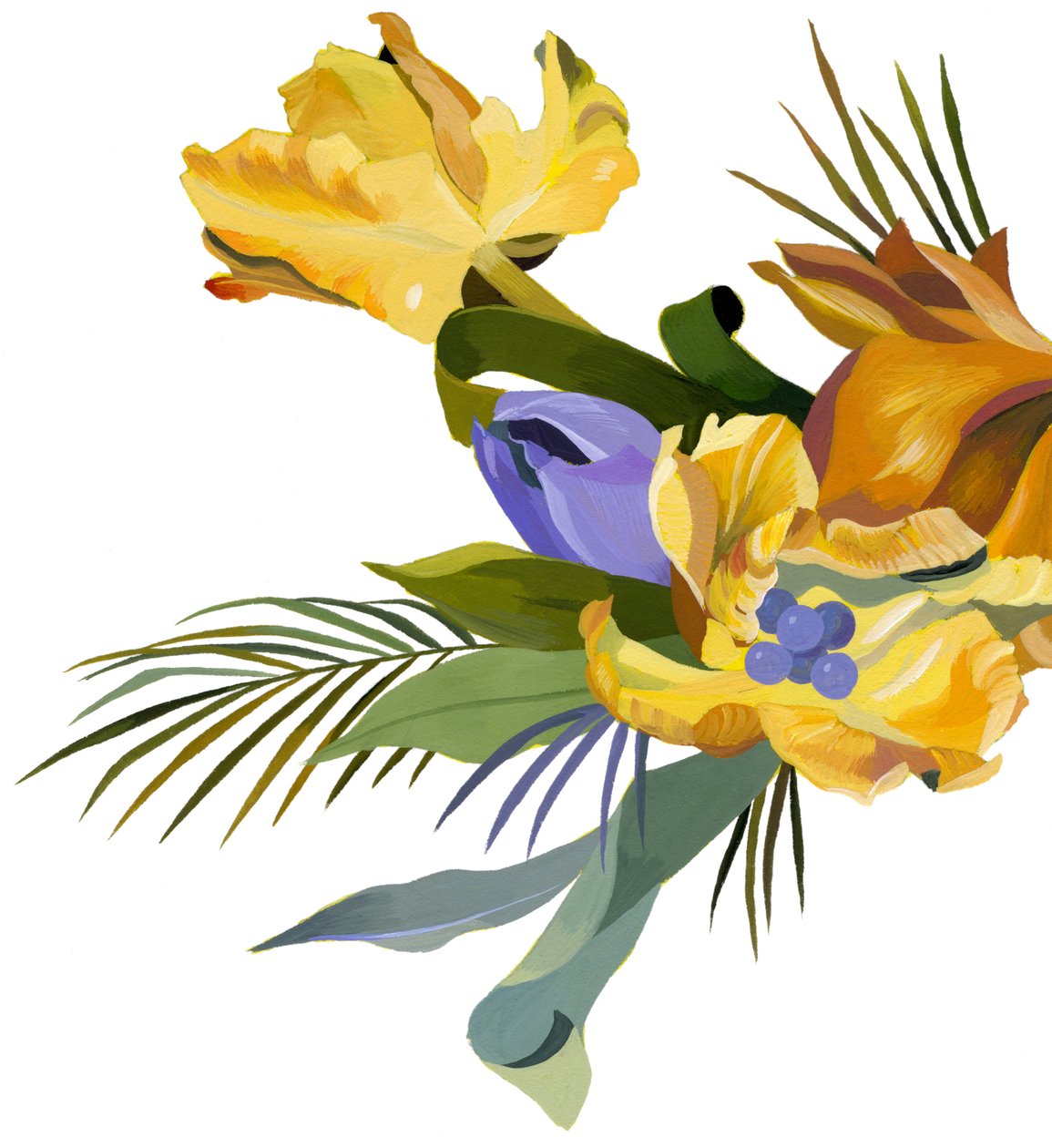 Gul tulipan av Hiroyuki Izutsu