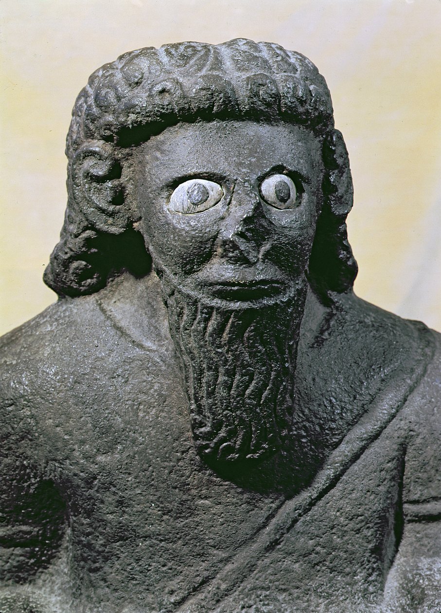 Kong Hadad, fra palasset i Tell-Halaf, Syria av Hittite