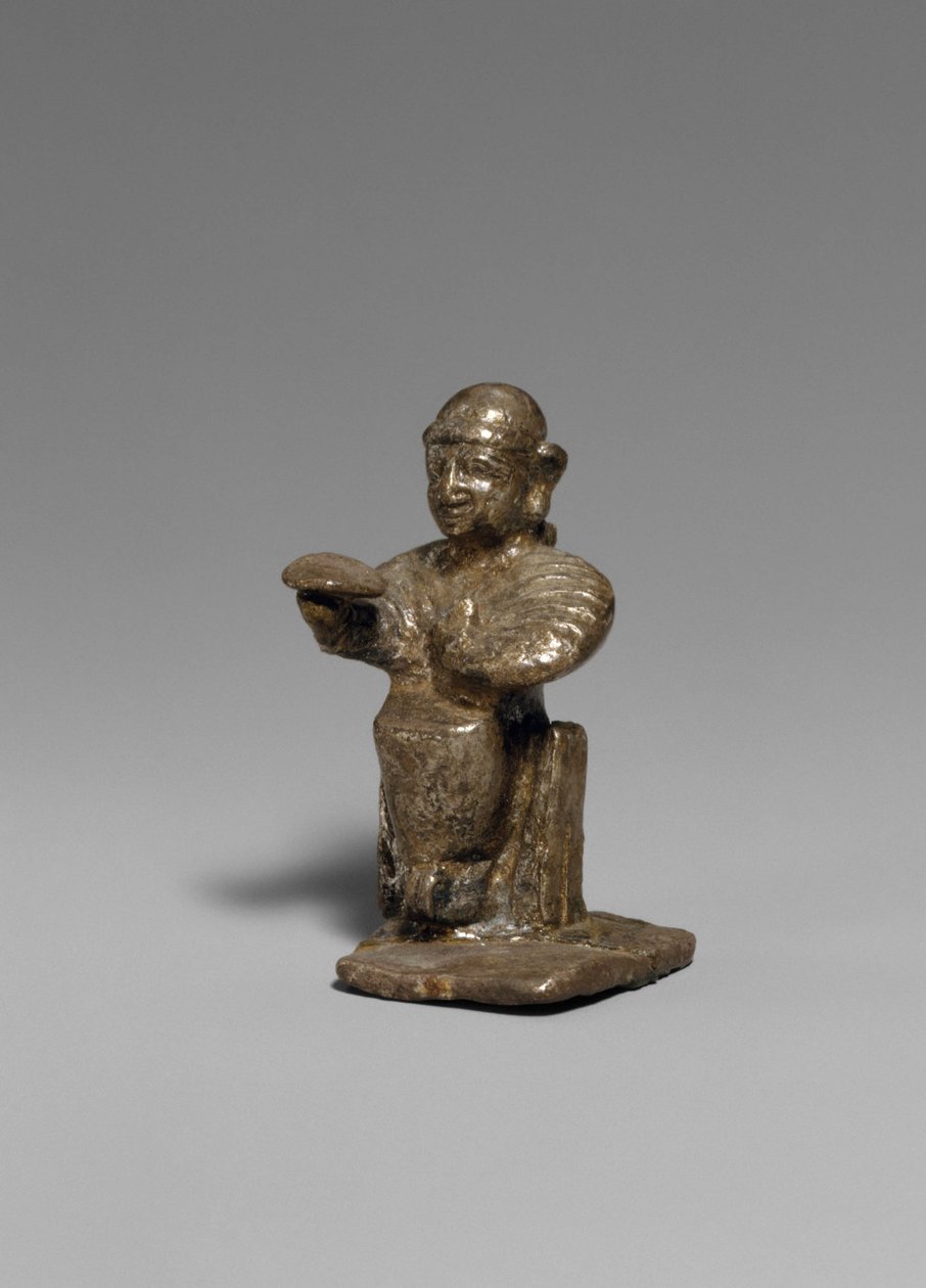 Sittende kvinne, ca. 1300 f.Kr. (sølv) av Hittite