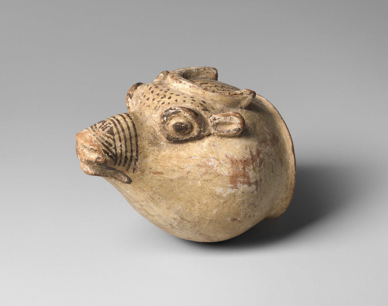 Fartøy, ca. 1900-1600 f.Kr. (malt keramikk) av Hittite