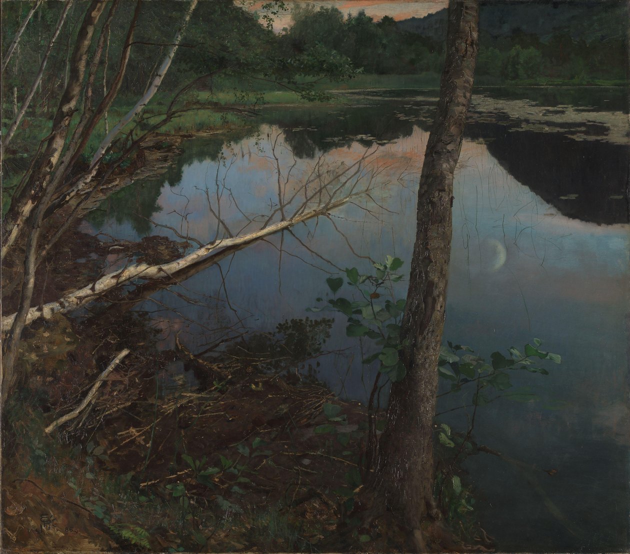 Sommernatt av Hjalmer Eilif Emanuel Peterssen