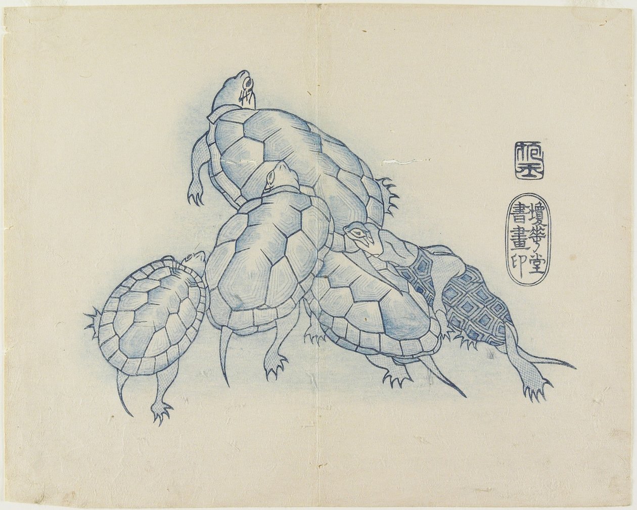 (skilpadder), ca. 1830 av Hogyoku