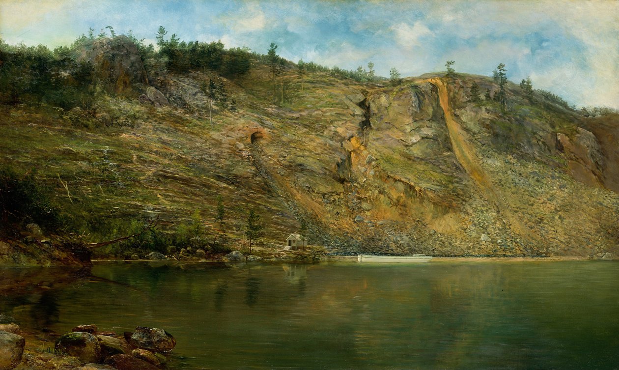 Iron Mine, Port Henry, New York av Homer Dodge Martin