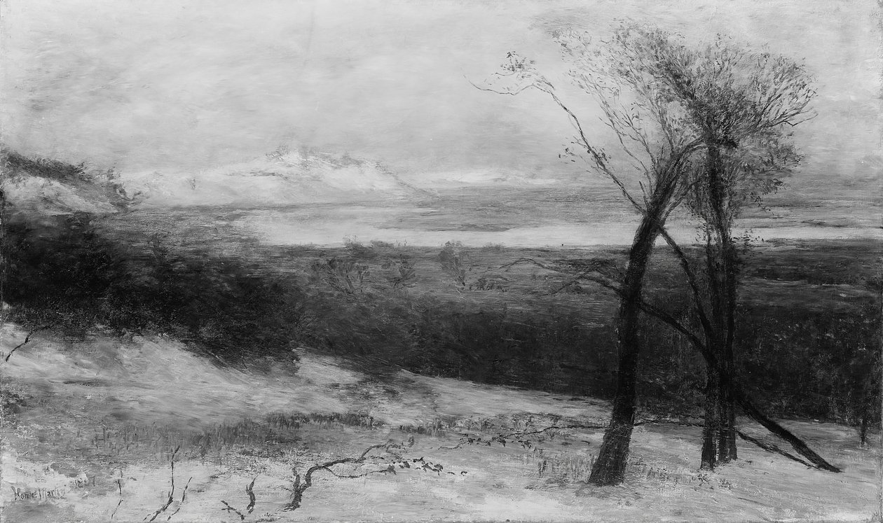 Behind Dunes, Lake Ontario, 1883-87. av Homer Dodge Martin