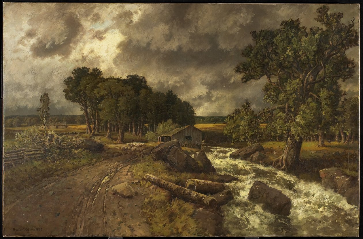 The Old Mill, 1886 av Homer Watson