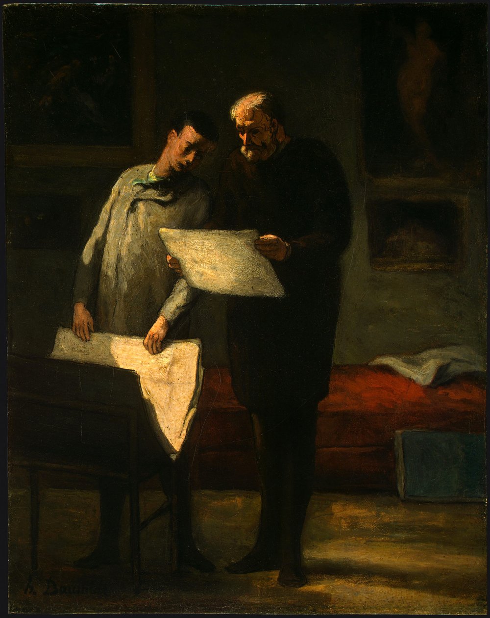 Råd til en ung artist av Honoré Daumier