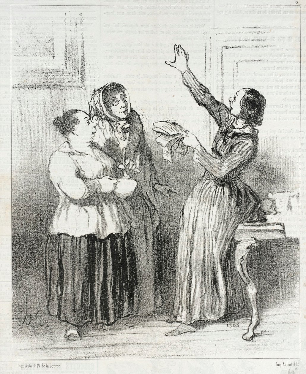 ... hva er kvinnen i dag i samfunnet av Honoré Daumier