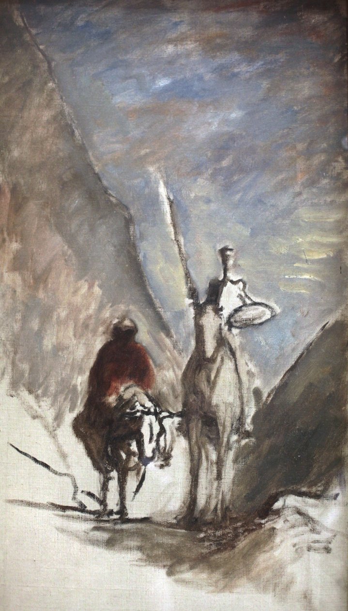 Don Quixote and the Dead Mule av Honoré Daumier