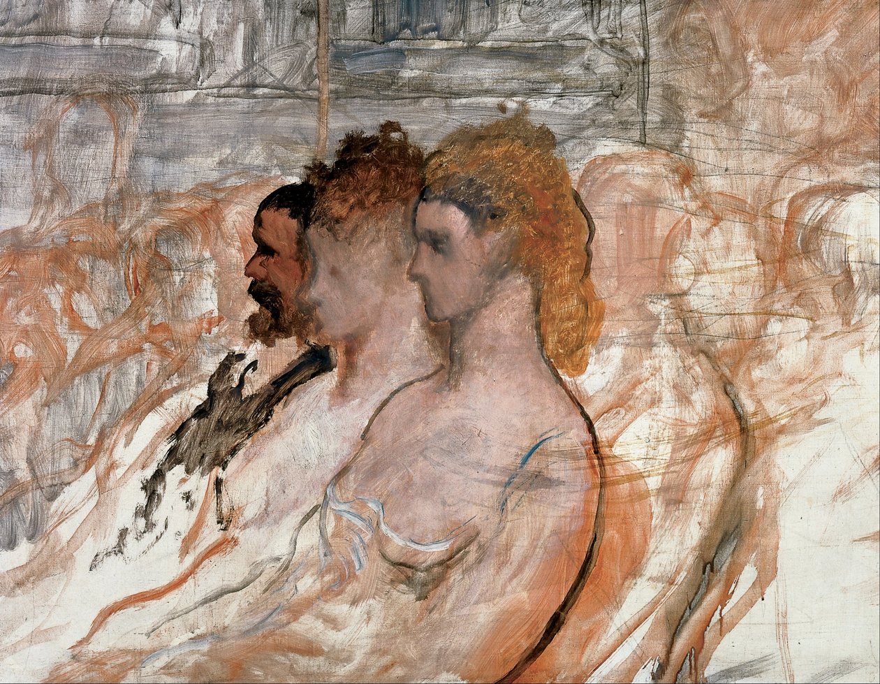 Orkesterboder av Honoré Daumier