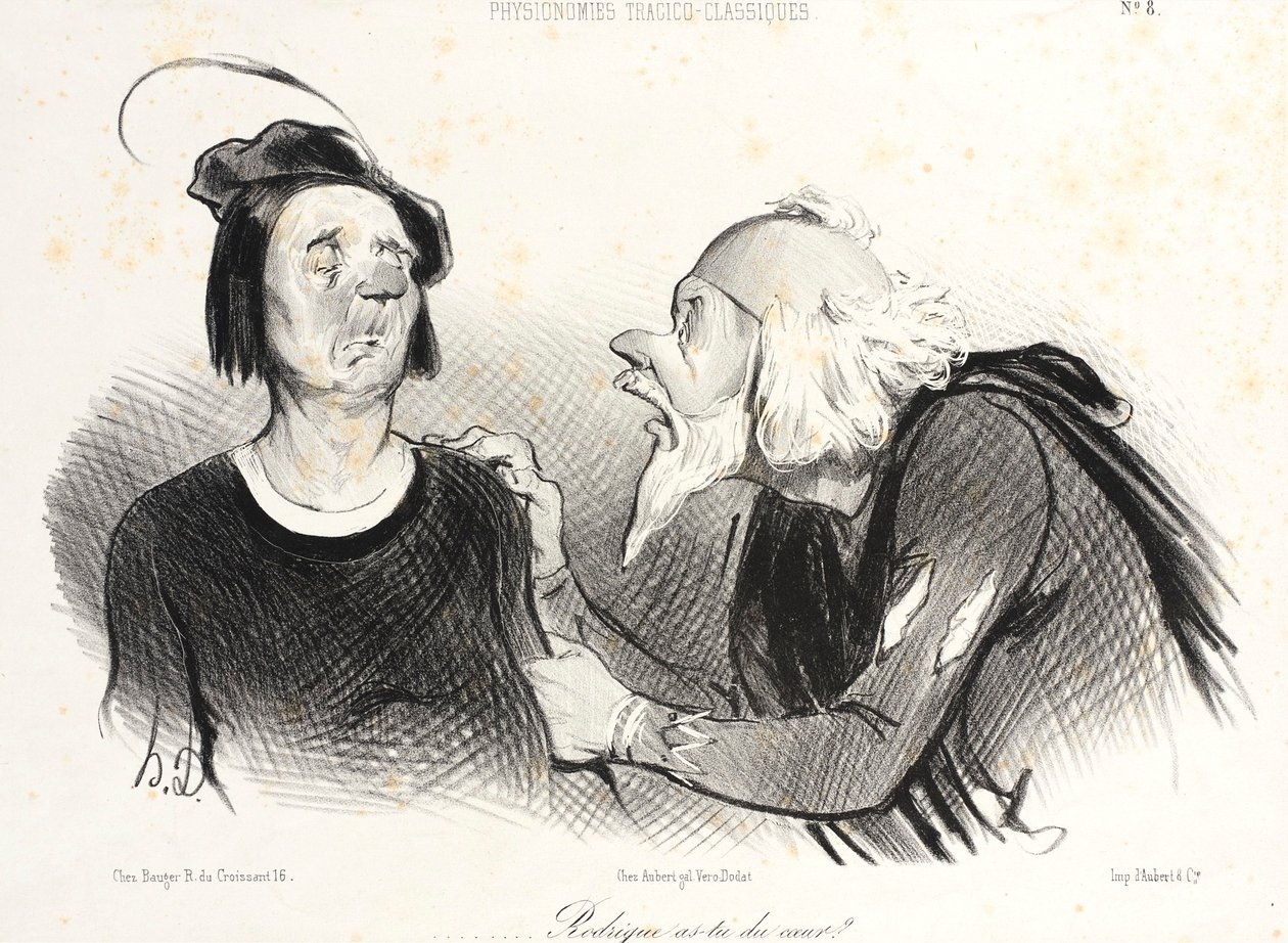 ... Rodrigue har du et hjerte ... av Honoré Daumier