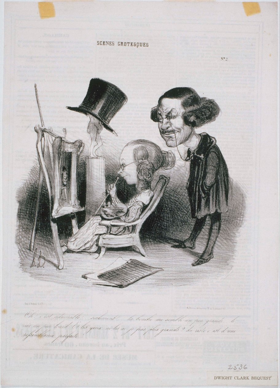Groteske scener - Oh! Det er beundringsverdig ... av Honoré Daumier