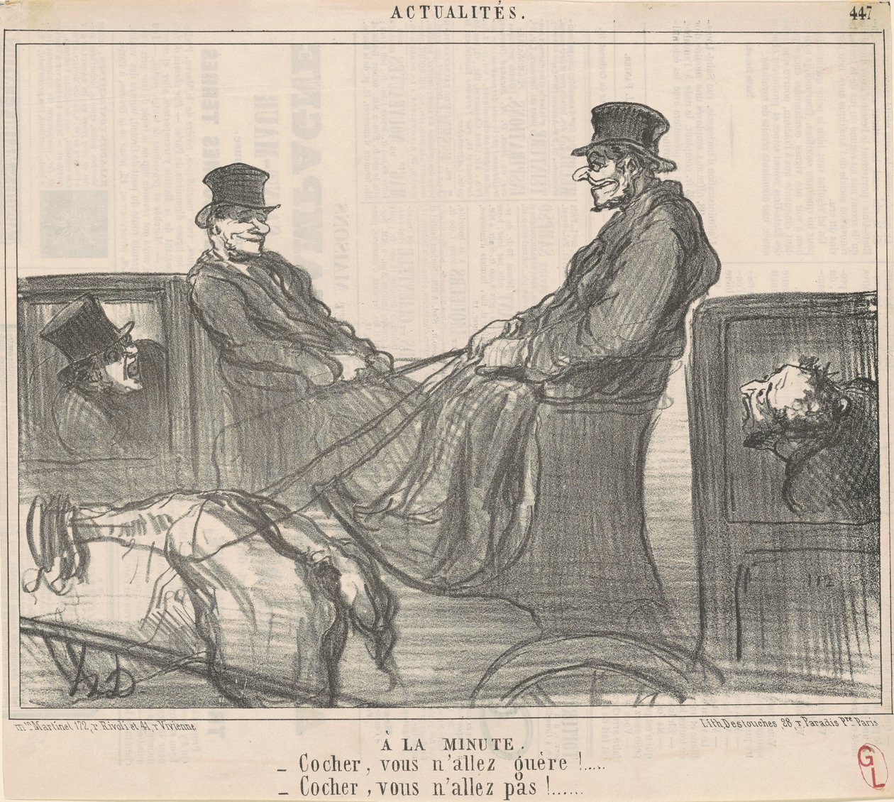 A til minutter av Honoré Daumier