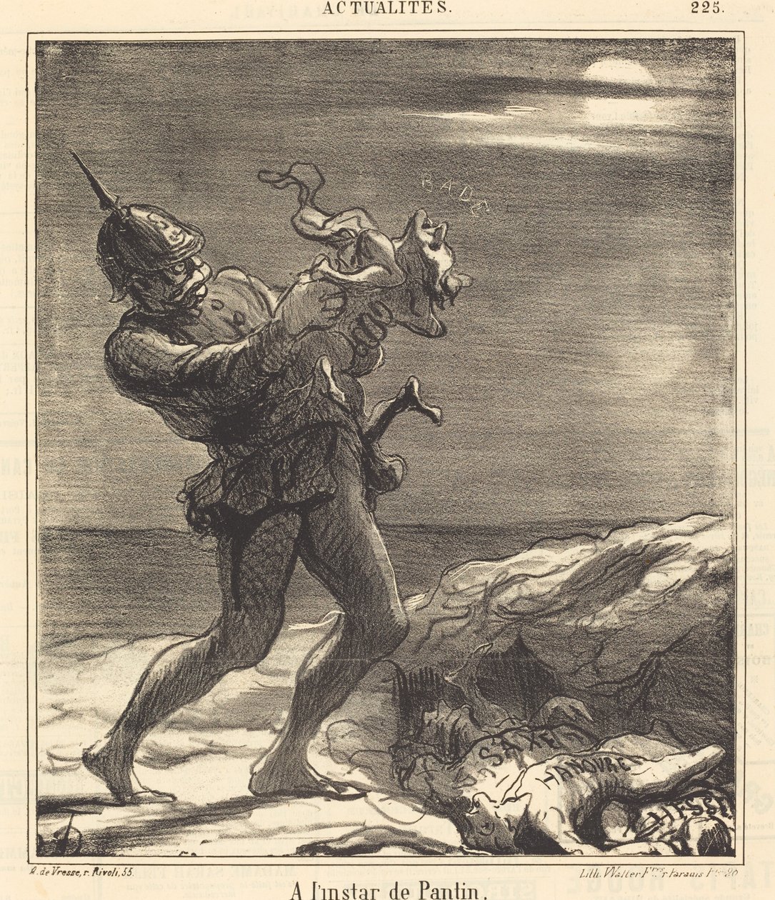 Som Pantin av Honoré Daumier