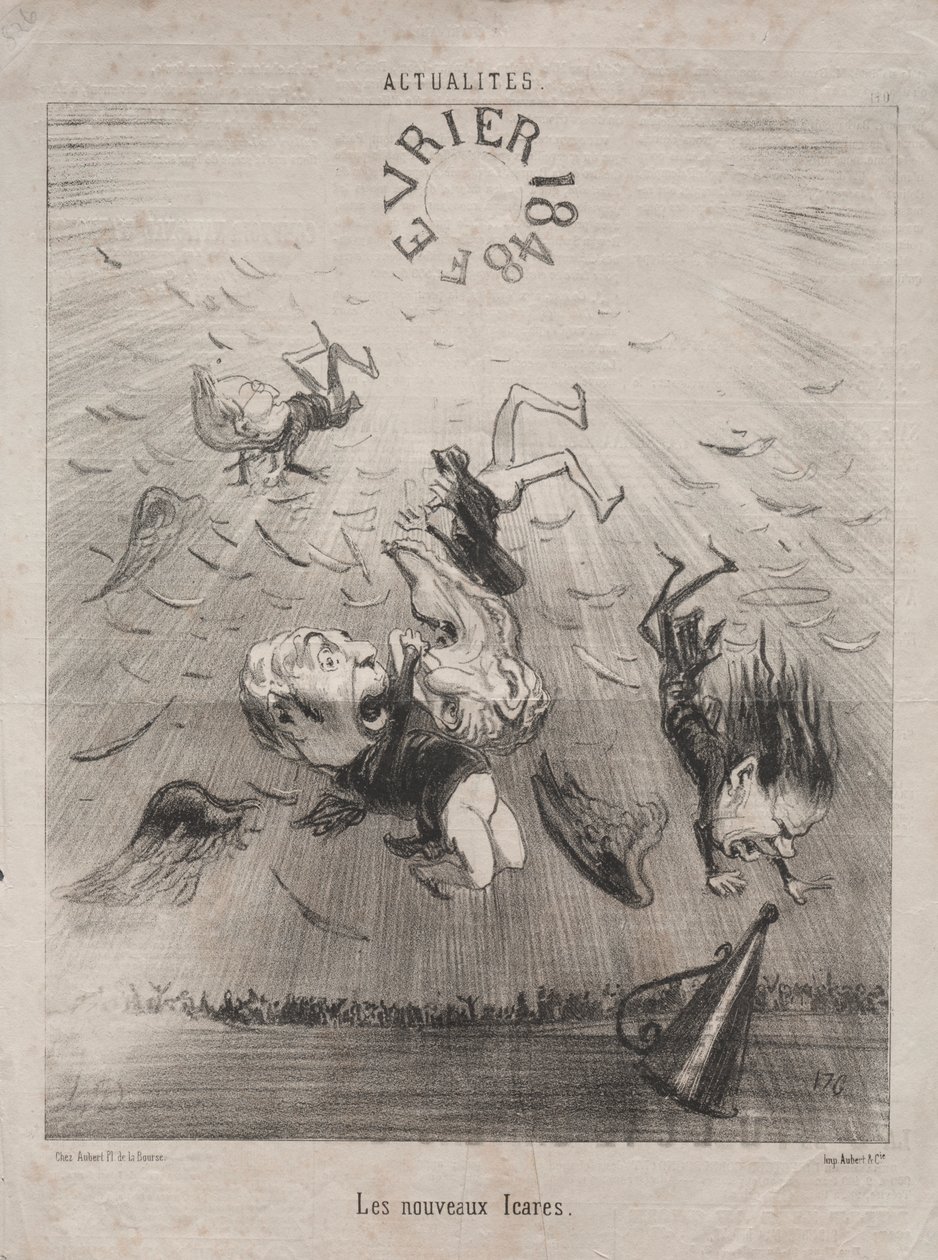 Aktualiteter (nr. 140): Den nye Ikaros av Honoré Daumier